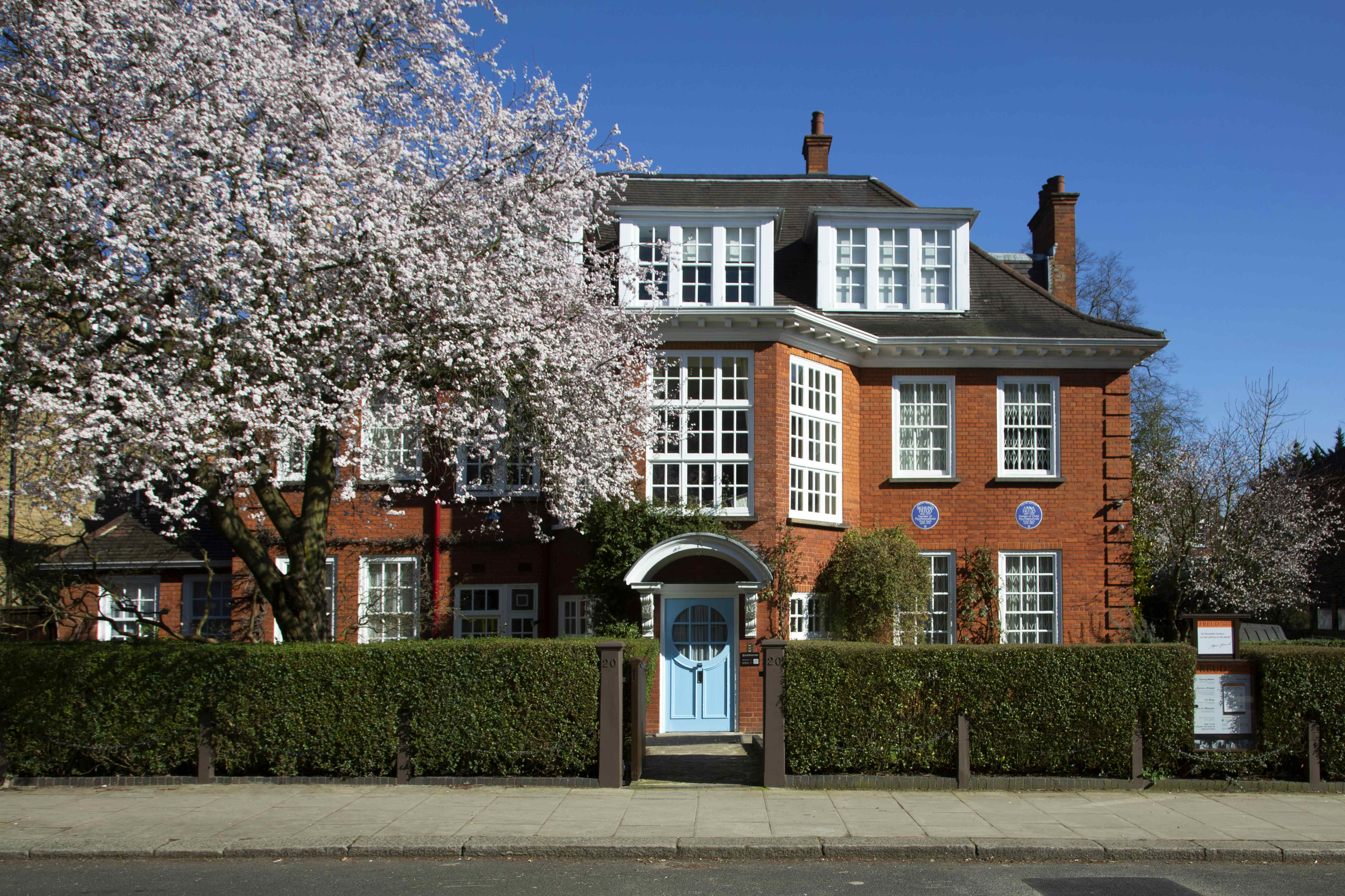 Whole venue with the garden, Freud Museum